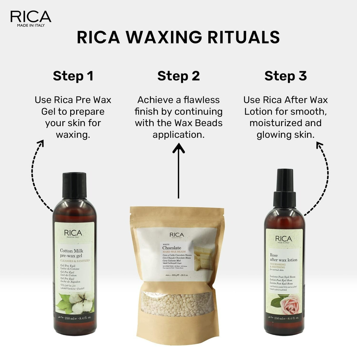 Rica White Chocolate Brazilian Hard Bead Wax | Grocsy