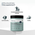 Miduty by Palak Notes 100% Organic Alkalizing Super Greens Powder | Grocsy