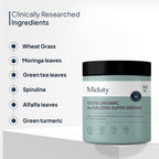 Miduty by Palak Notes 100% Organic Alkalizing Super Greens Powder | Grocsy