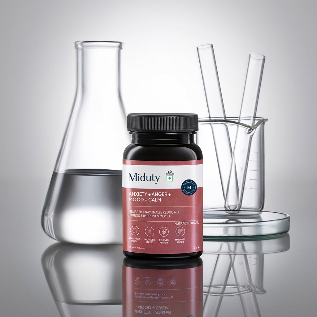 Miduty by Palak Notes Anxiety + Anger + Mood + Calm Capsules