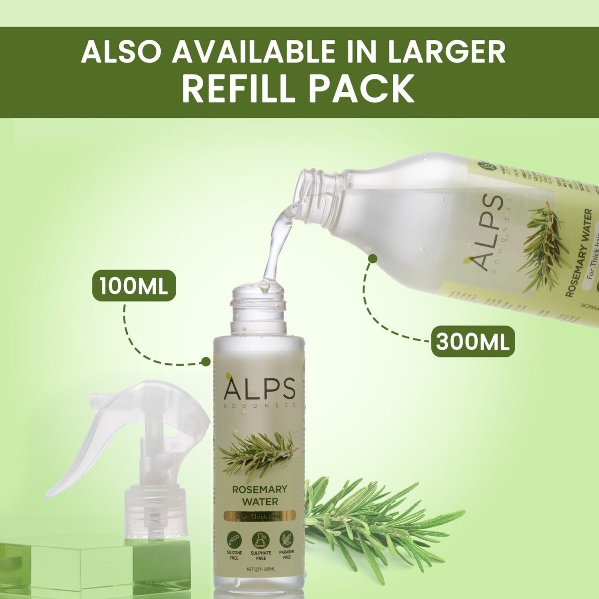 Alps Goodness Rosemary Water for Hair Regrowth | Grocsy