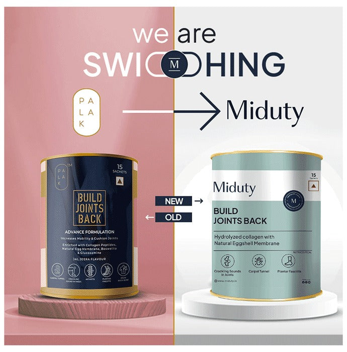 Miduty by Palak Notes Build Joints Back Sachets | Grocsy