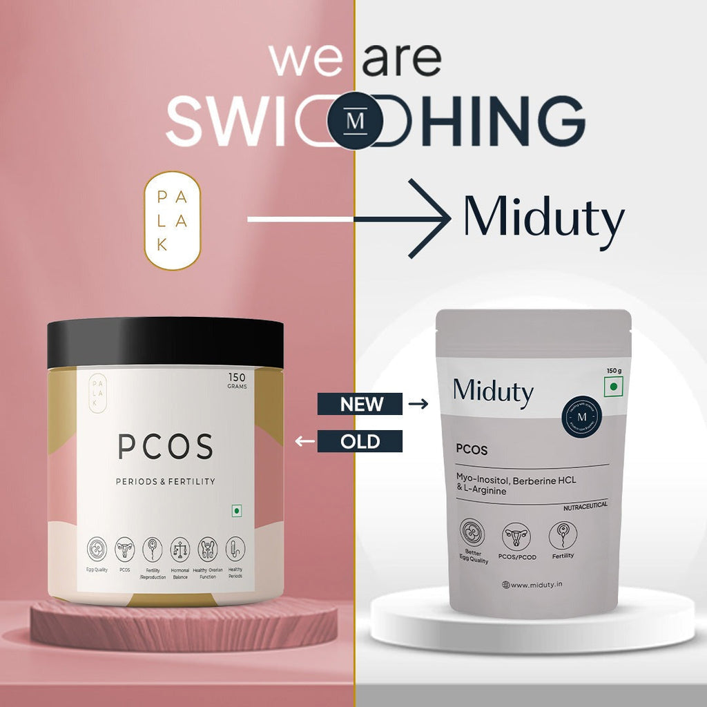 Miduty by Palak Notes PCOS Periods Fertility Powder | Grocsy
