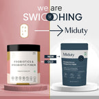Miduty by Palak Notes Probiotics & Prebiotic Fiber powder