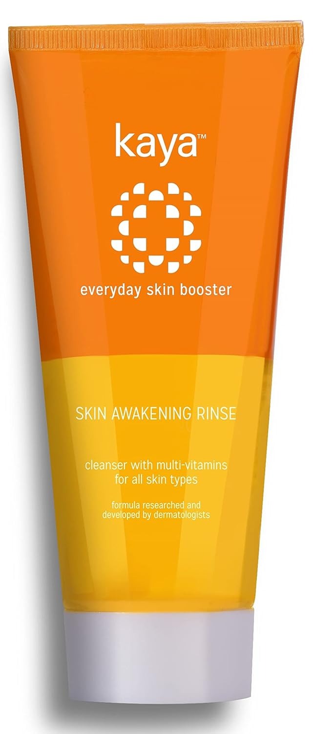 Kaya Skin Awakening Rinse Face Wash with Niacinamide, Vitamin C, A & E for All Skin Types | Grocsy