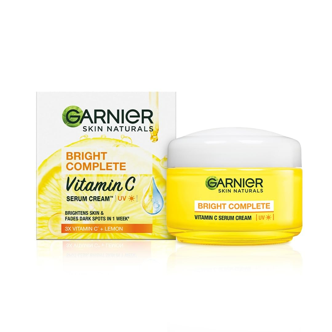 Garnier Skin Naturals Bright Complete Vitamin C Serum Cream | Grocsy
