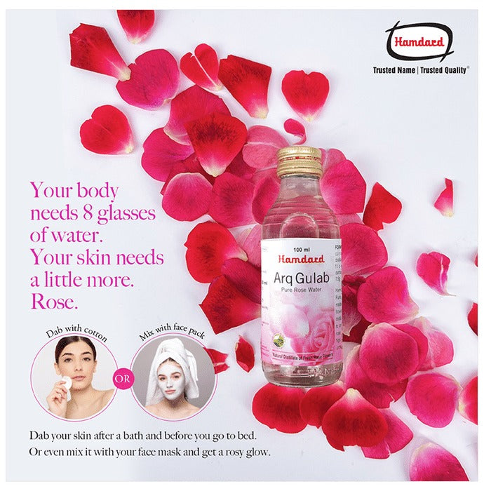 Hamdard Arq Gulab Pure Rose Water | Grocsy