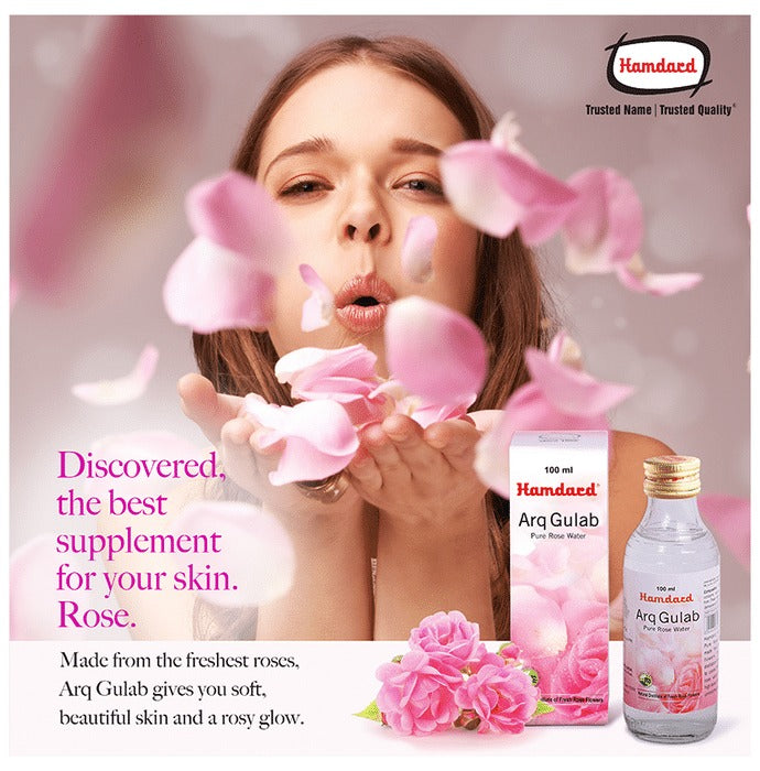 Hamdard Arq Gulab Pure Rose Water | Grocsy