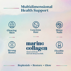 Wellbeing Nutrition Pure Korean Marine Collagen Powder - Unflavoured For Skin, Hair, Nails, Bone & Joint | Grocsy