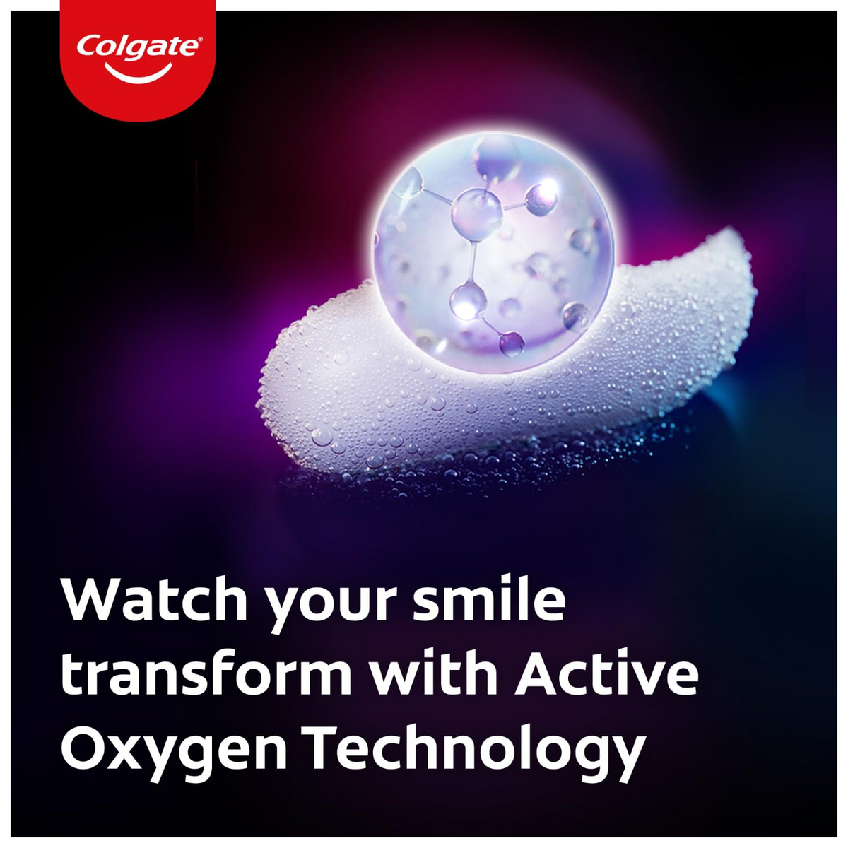 Colgate Visible White O2 Teeth Whitening Toothpaste with Peppermint Sparkle | Grocsy