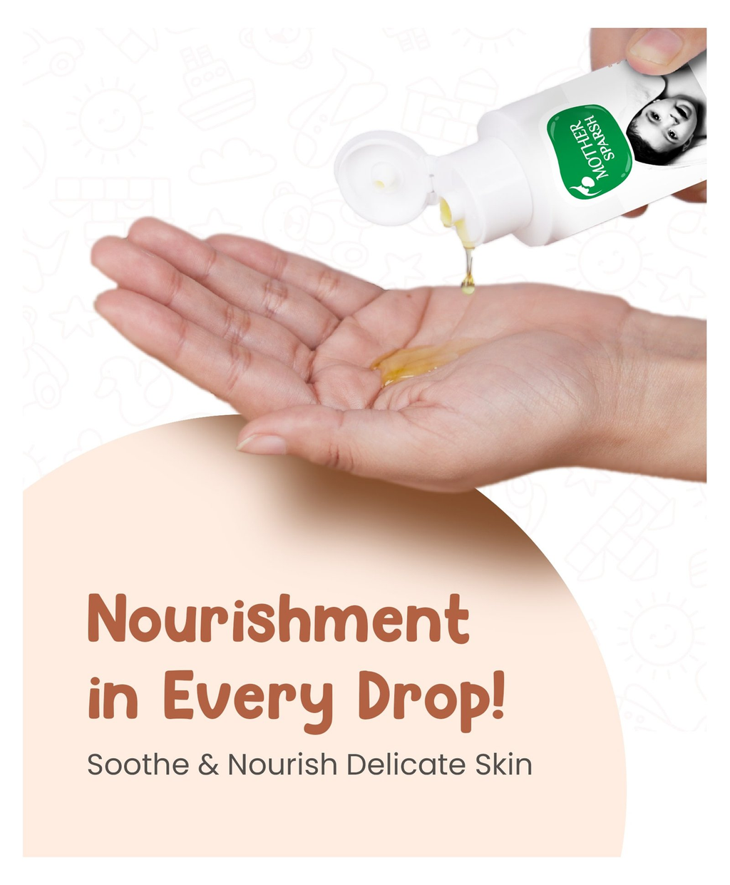 Mother Sparsh Ayurvedic Baby Massage Oil | Grocsy
