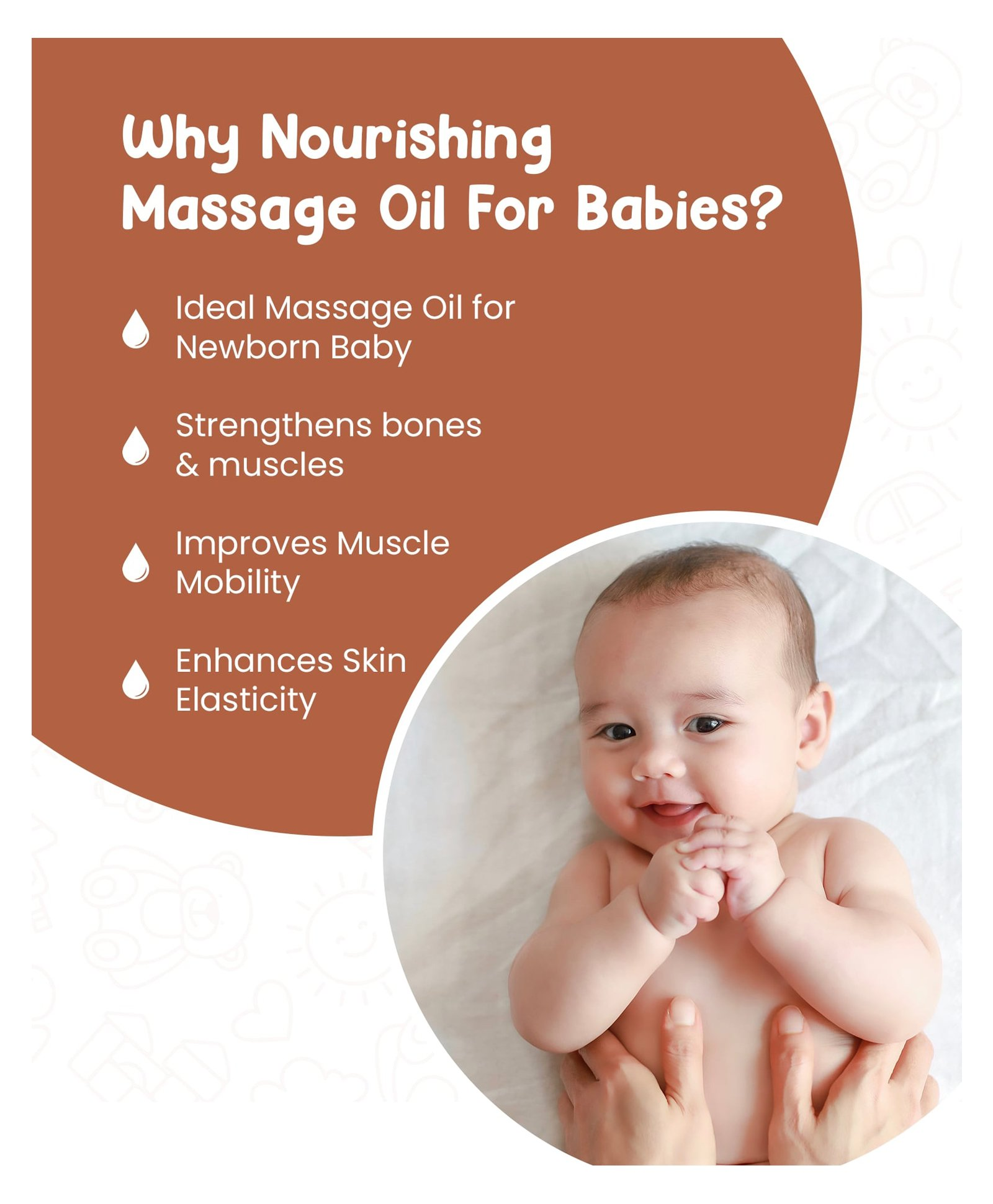 Mother Sparsh Ayurvedic Baby Massage Oil | Grocsy