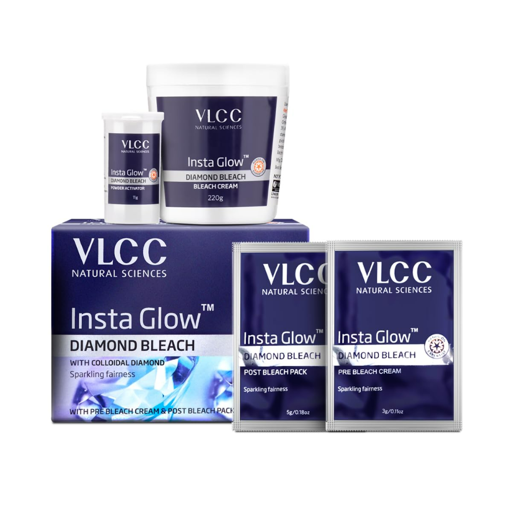 VLCC Insta Glow Diamond Bleach | Grocsy