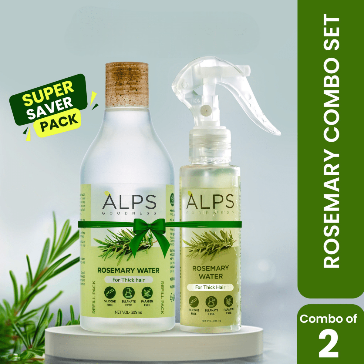 Alps Goodness Rosemary Water for Hair Regrowth | Grocsy