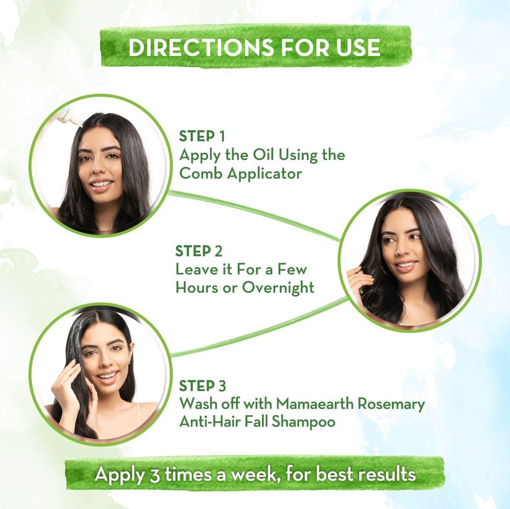 Mamaearth Rosemary Hair Growth Oil with Rosemary & Methi Dana | Grocsy
