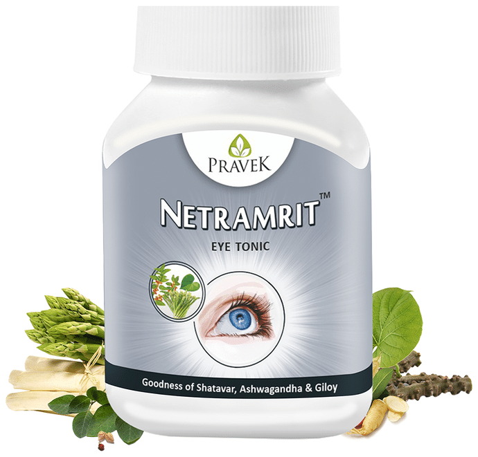 Pravek Netramrit Eye Tonic Capsules | Grocsy