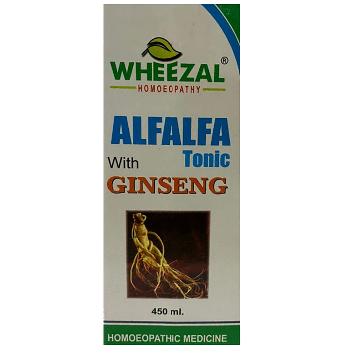 Wheezal Homeopathy Alfalfa Tonic With Ginseng | Grocsy