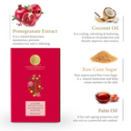 Forest Essentials Luxury Sugar Soap Iced Pomegranate & Kerala Lime | Grocsy