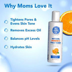 The Moms Co Natural Vitamin C Daily Face Toner with Niacinamide and Aloe Vera | Grocsy