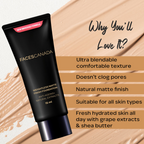 Faces Canada Weightless Matte Finish Foundation-Ivory 02 | Grocsy