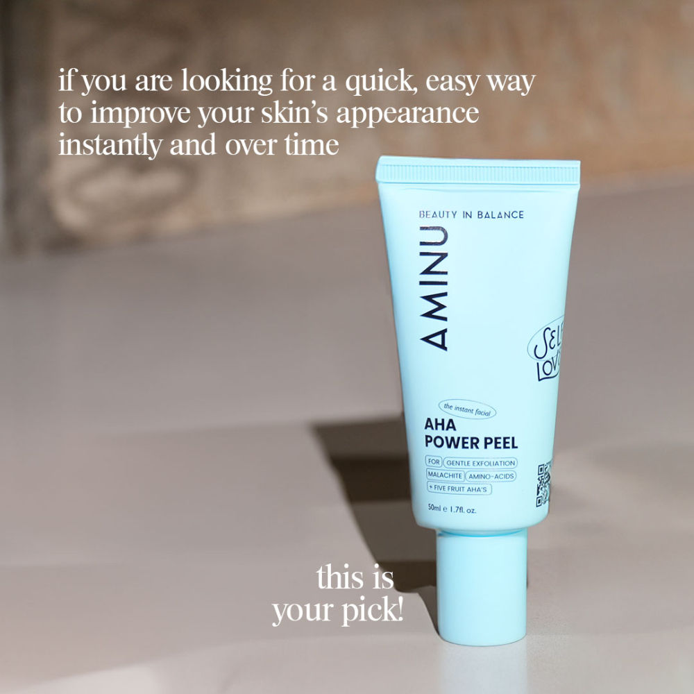 AHA Power Peel – Instantly Brightens Dull, Congested, Tanned Skin – 5 Min, At-Home Facial | Grocsy