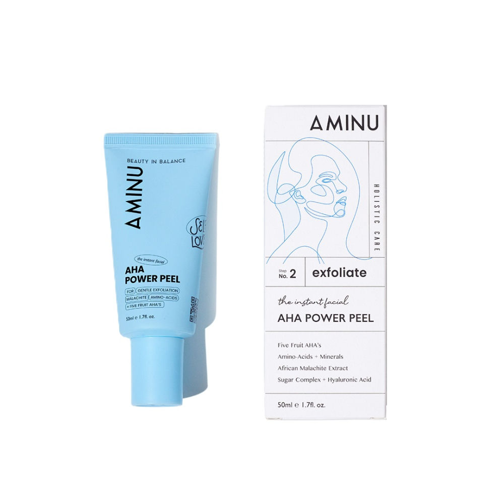 AHA Power Peel – Instantly Brightens Dull, Congested, Tanned Skin – 5 Min, At-Home Facial | Grocsy