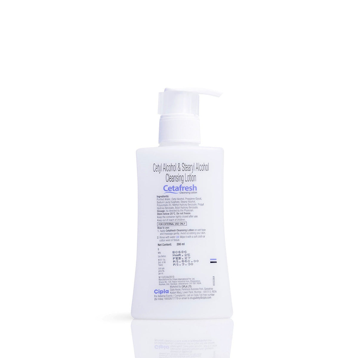 Cipla Cetafresh Cleansing Lotion | Grocsy
