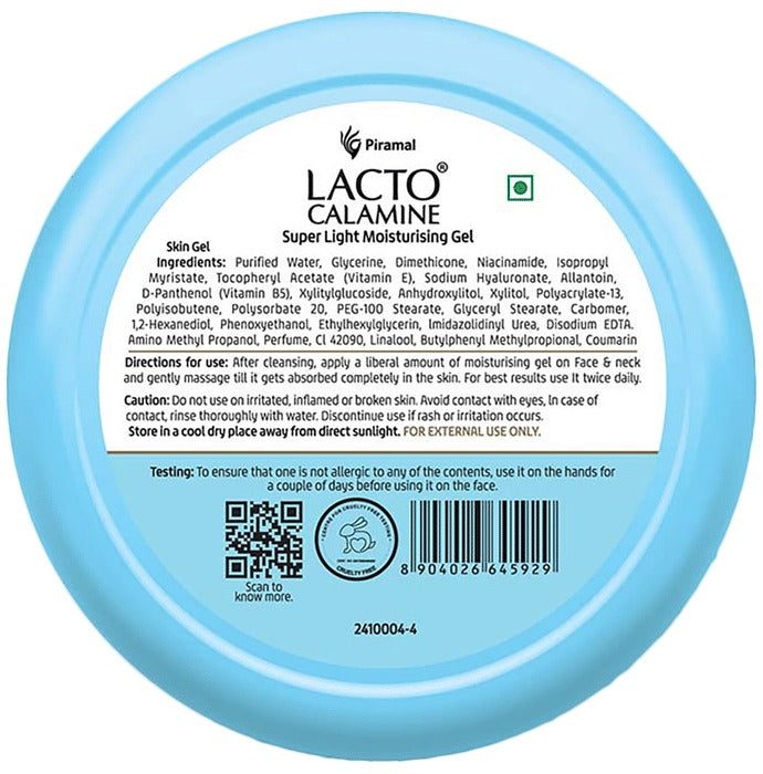Lacto Calamine Light Moisturizing Gel | Grocsy