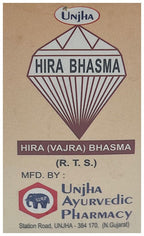 Unjha Ayurvedic Hirak Bhasma 100 Mg | Grocsy