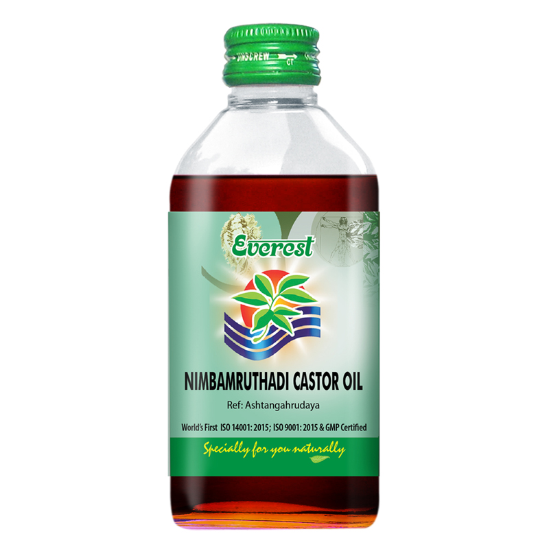 Everest Ayurveda Nimbamruthadi Castor Oil | Grocsy