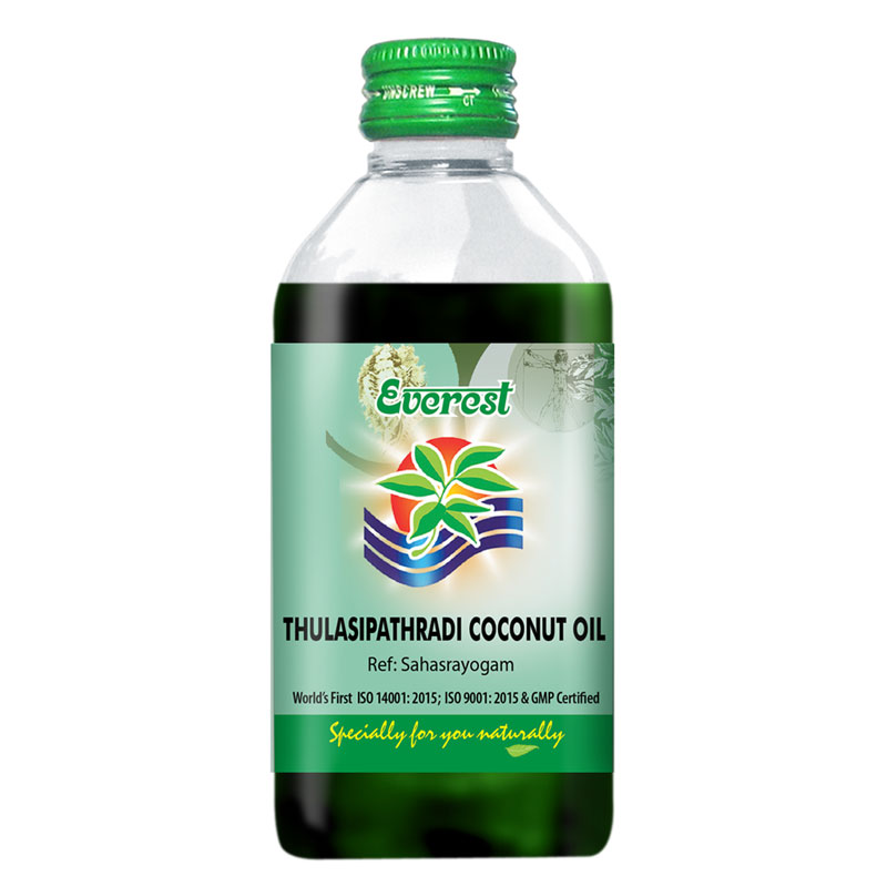 Everest Ayurveda Thulasipathradi Coconut Oil | Grocsy
