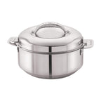 CELLO Maxima Insulated Casserole Hot Pot For Kitchen 1350ml, Silver | Grocsy