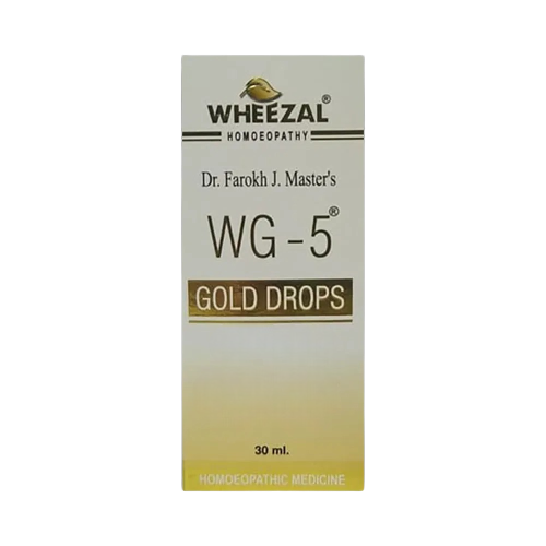 Wheezal Homeopathy WG-5 Gold Drops | Grocsy