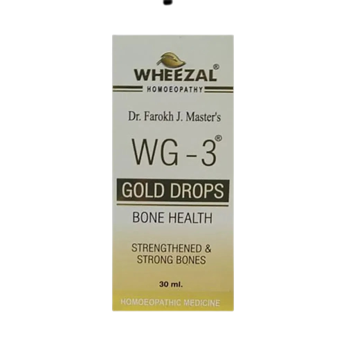 Wheezal Homeopathy WG-3 Gold Drops | Grocsy