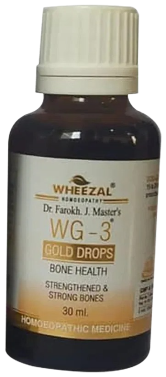 Wheezal Homeopathy WG-3 Gold Drops | Grocsy