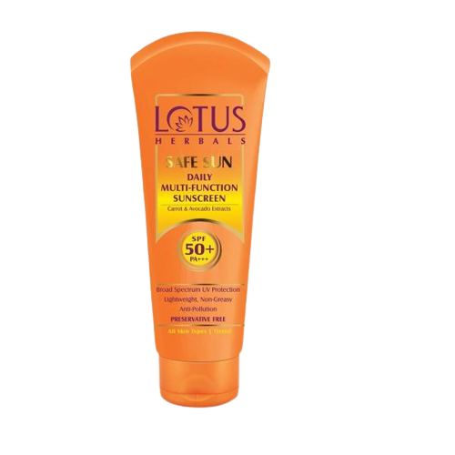 Lotus Herbals Safe Sun Daily Multi-Function Sunblock SPF PA+++ | Grocsy
