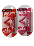 Maybelline New York Baby Lips Lip Balm (Pink & Red) | Grocsy