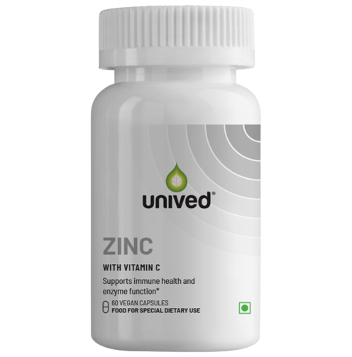 Unived Zinc with Vitamin C Capsules | Grocsy
