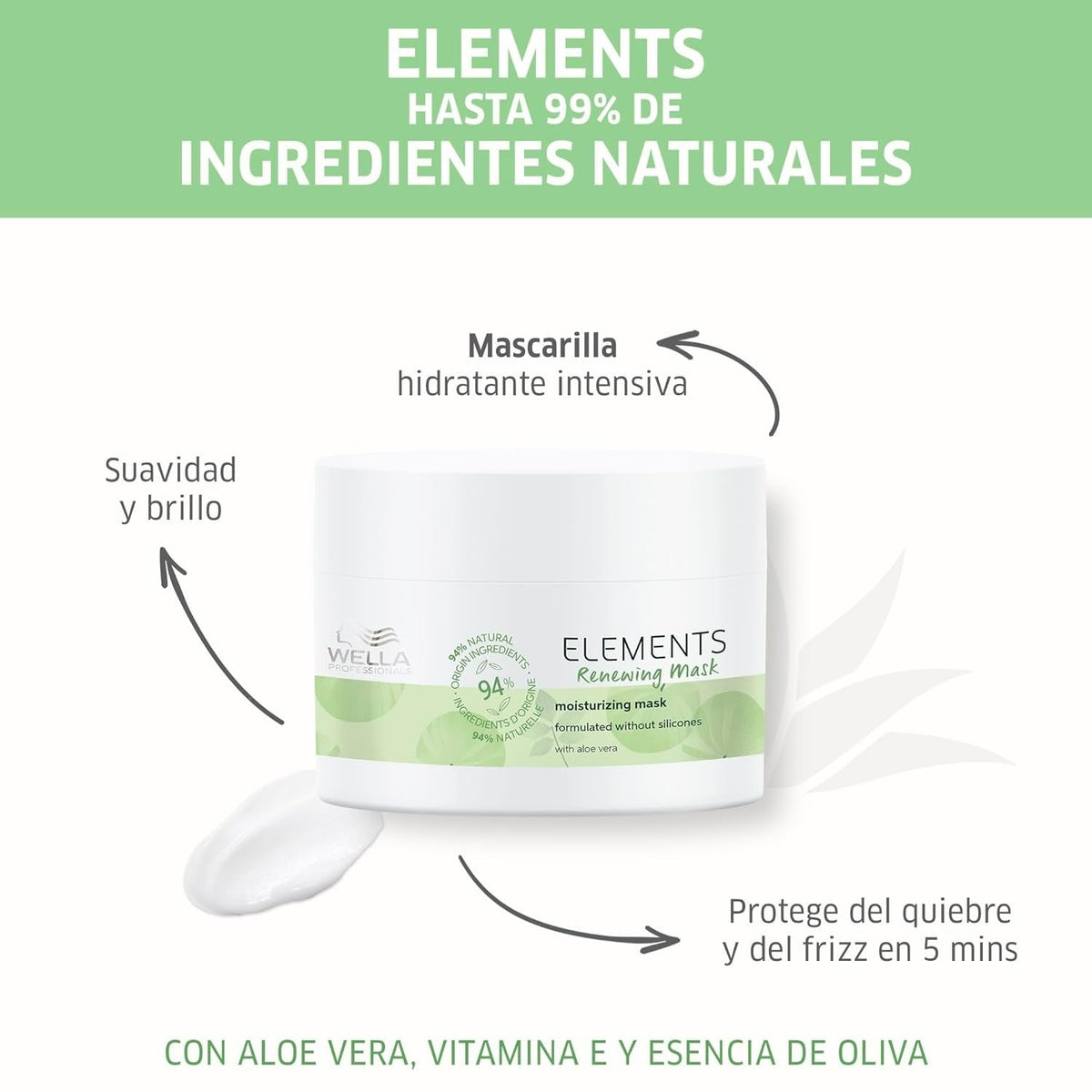Wella Professionals Elements Renewing Paraben Free Hair Mask | Grocsy