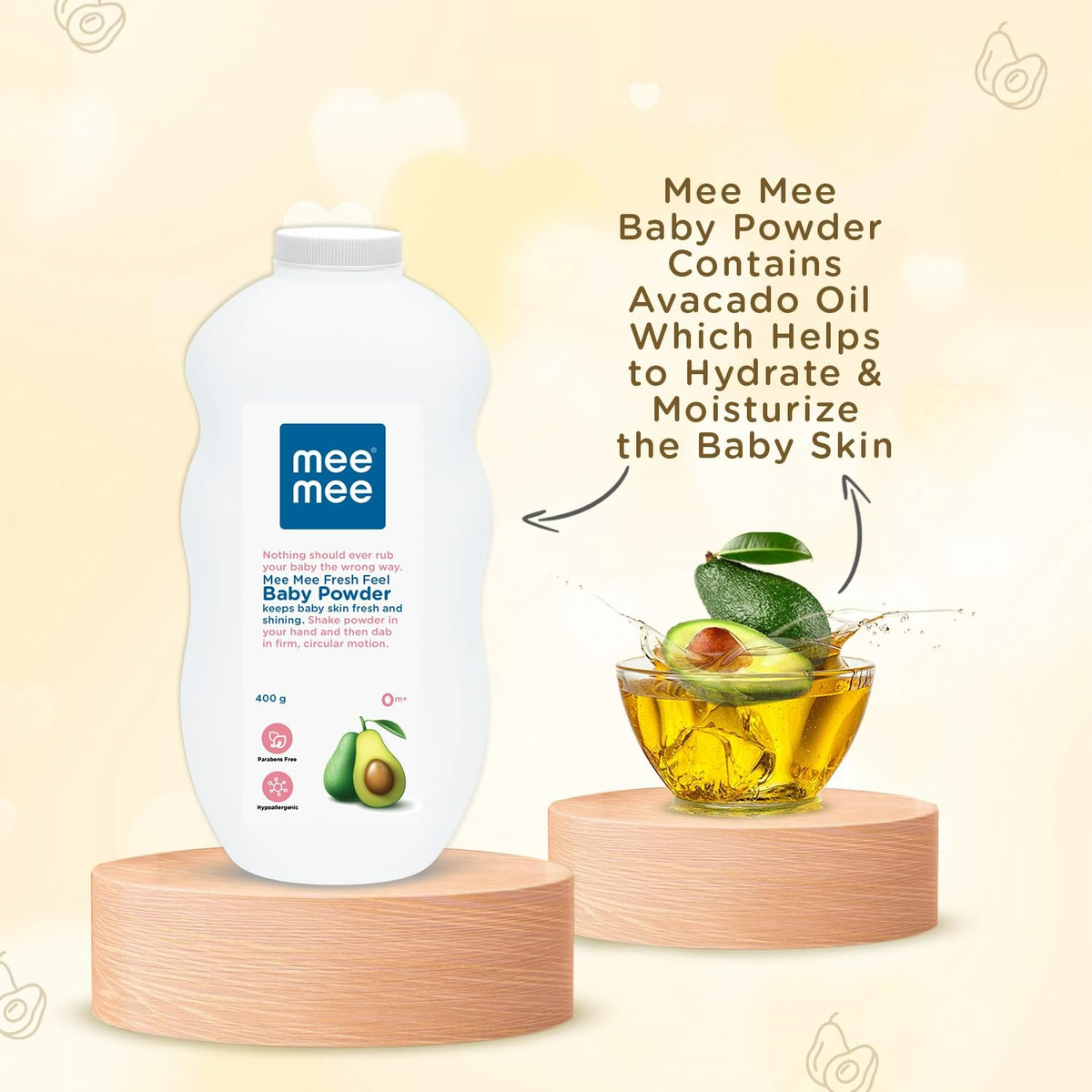 Mee Mee Fresh Feel Baby Powder | Grocsy