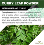 Forest Herbs Curry Leaves Hair Care Powder | Grocsy
