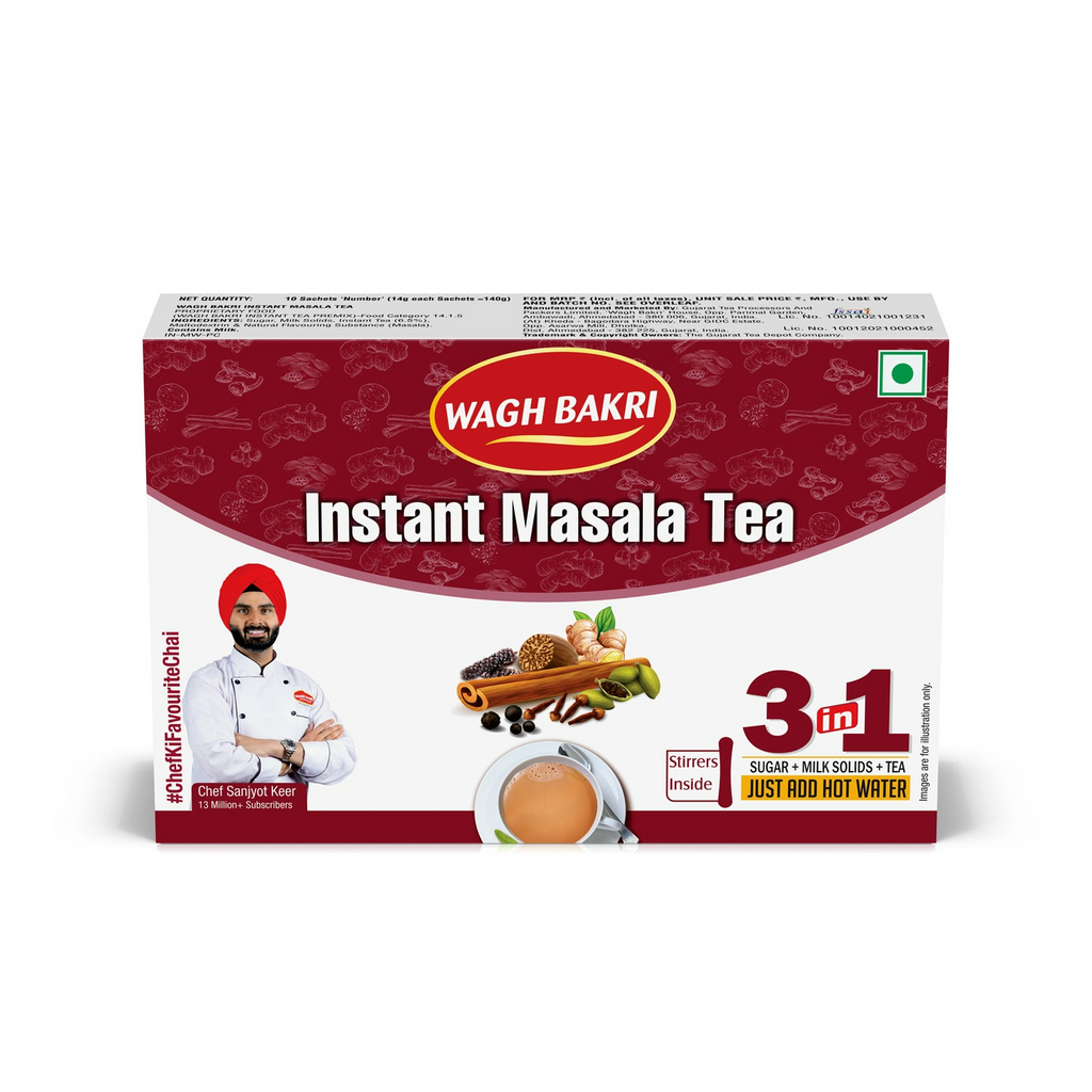 Wagh Bakri Instant Masala Tea Premix | Grocsy