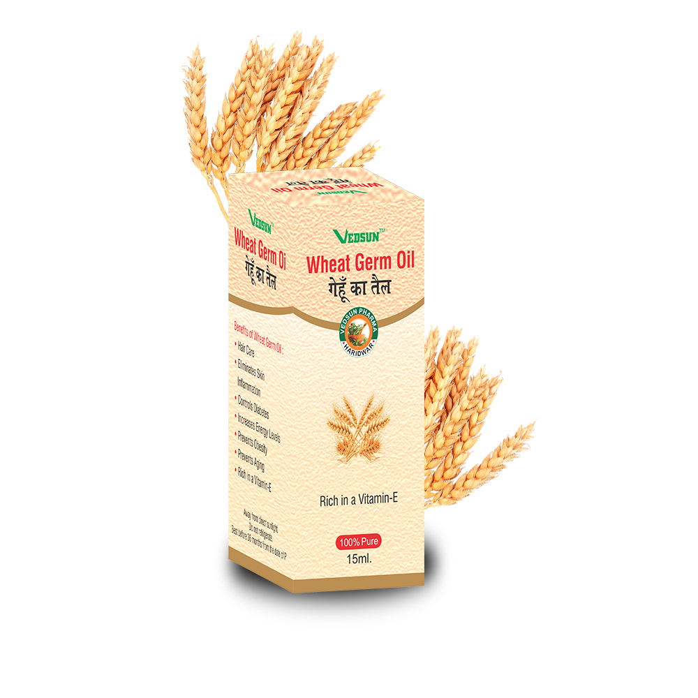 Vedsun Naturals Wheat Germ Essential Oil Pure & Organic for Skin | Grocsy