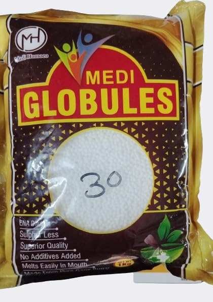 Medi Homeopathy Globules/ Blank Pellets (Size 30) | Grocsy