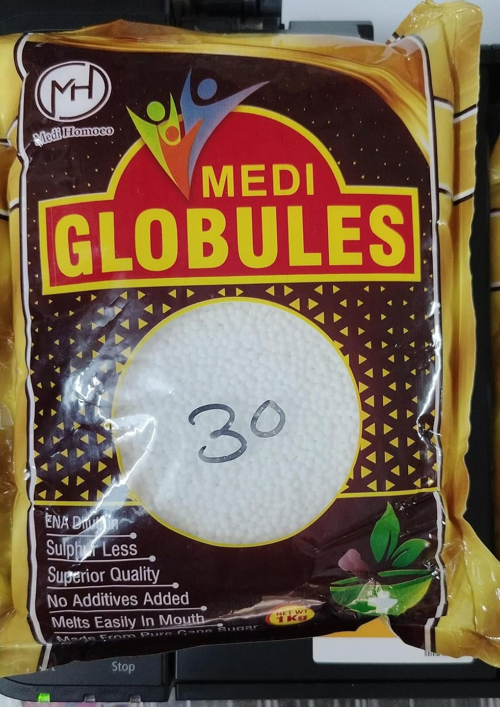 Medi Homeopathy Globules/ Blank Pellets (Size 30) | Grocsy