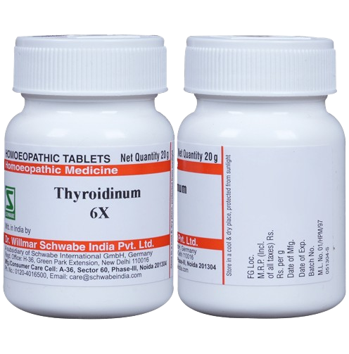 Dr. Willmar Schwabe India Thyroidinum Trituration Tablet | Grocsy