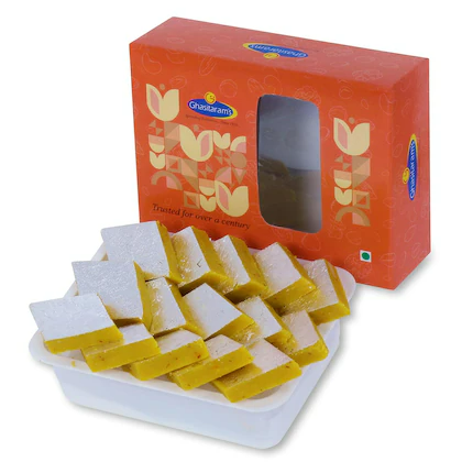 Ghasitaram Pure Kesari Kaju Katli Sweets | Grocsy