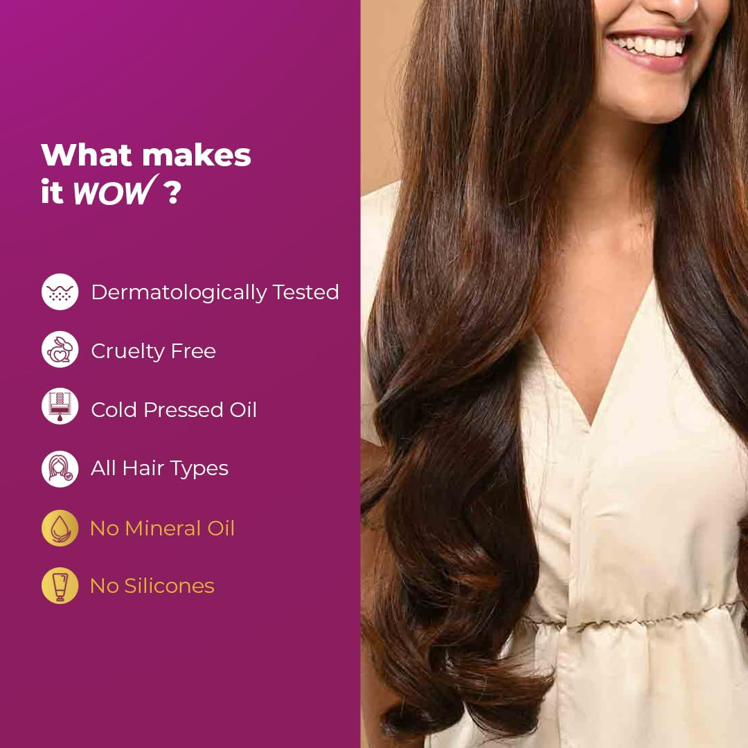 Wow Skin Science Onion & Collagen Anti-Hairfall Hair Oil | Grocsy