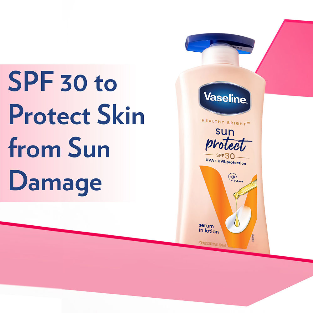 Vaseline Healthy Bright Sun + Pollution Protection SPF 30 Body Lotion | Grocsy