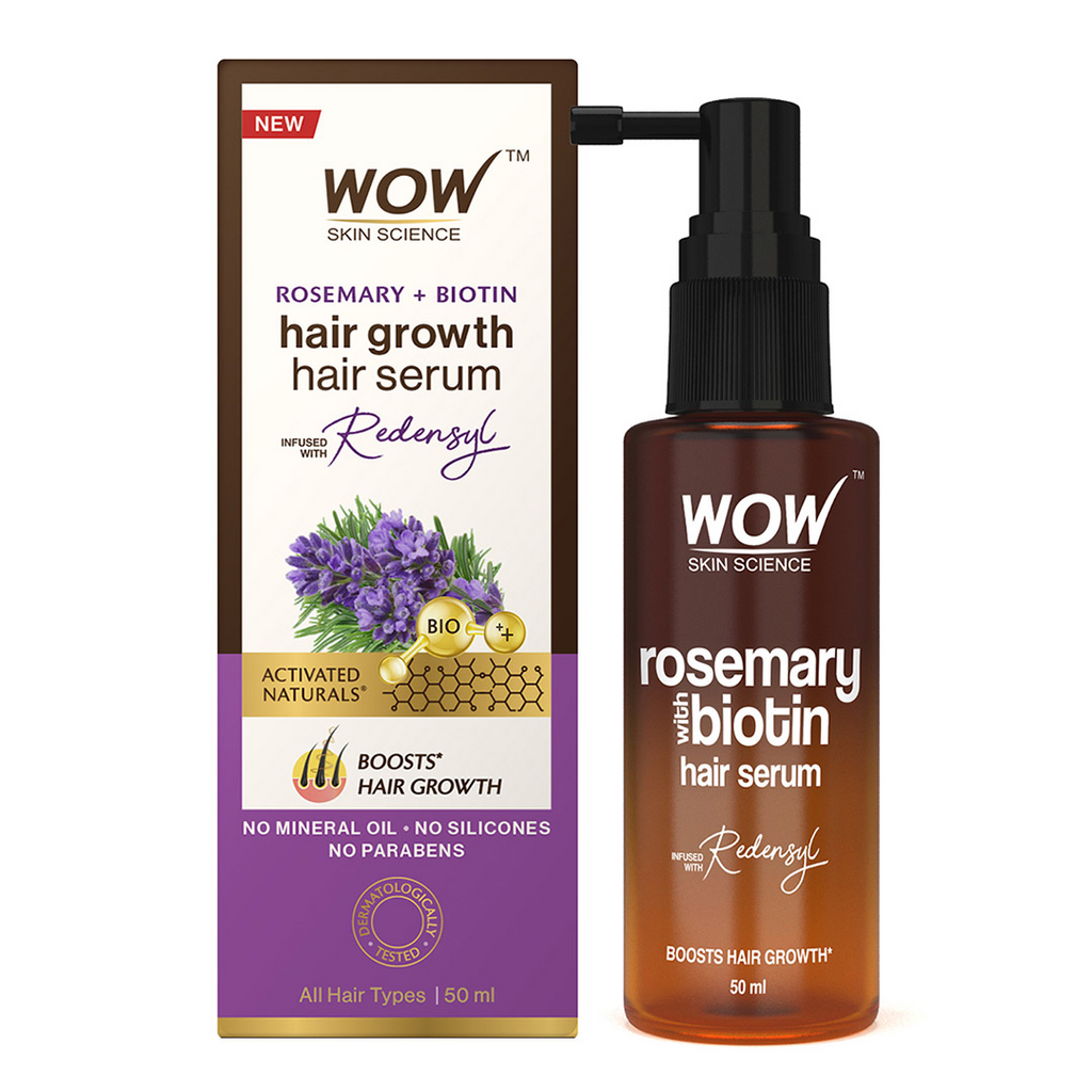 Wow Life Science Rosemary With Biotin Hair Serum | Grocsy